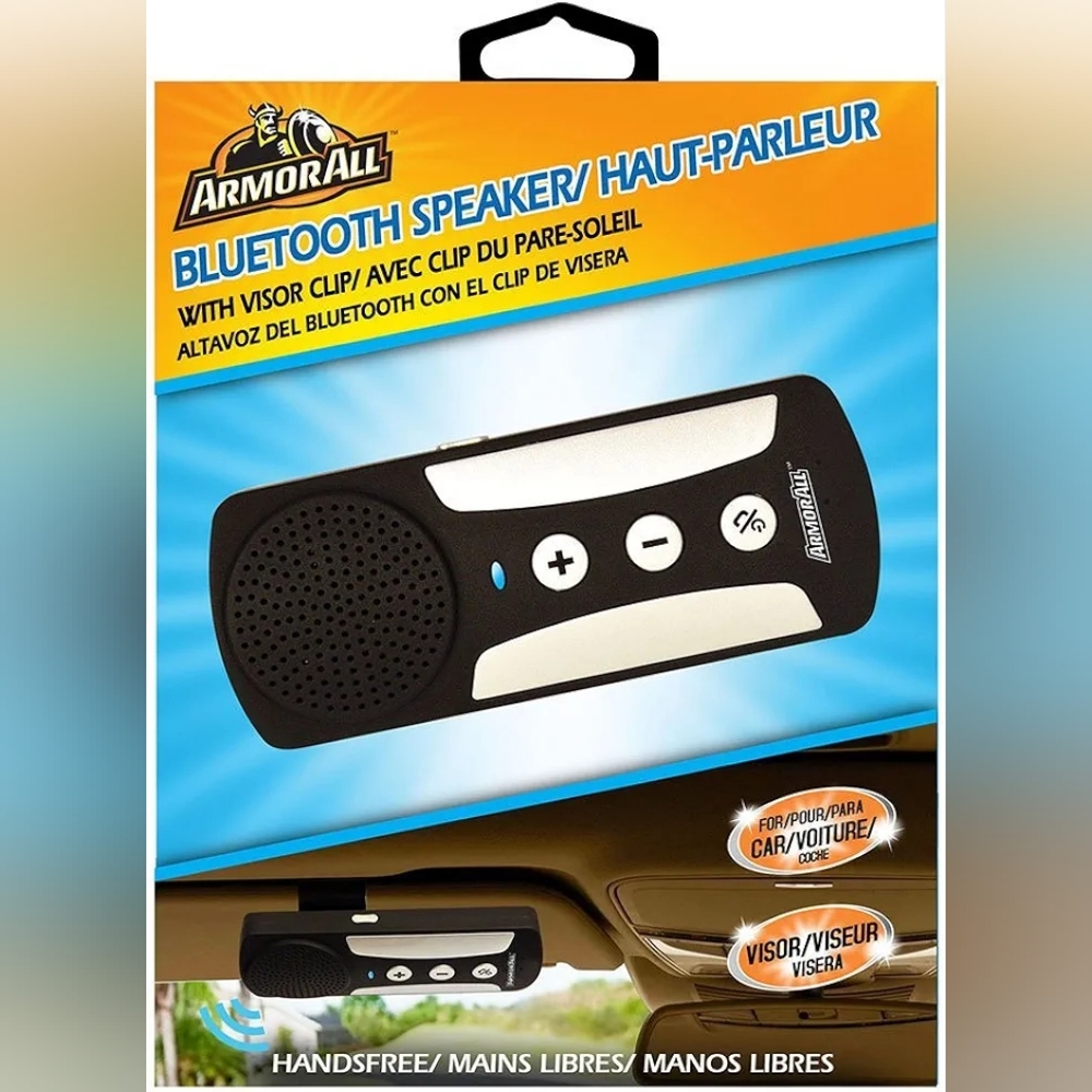 Armor All Handsfree Bluetooth Speakerphone w/ Visor Clip